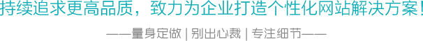 网站建设副标题